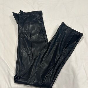 Abercrombie & Fitch Black Leather Pants